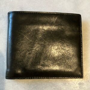 Coach Black Leather Bi-Fold Wallet